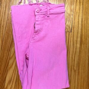 Zara Pink Marine Jeans Size 4